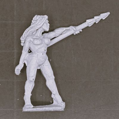 Warmonger Miniatures, Fantasy Elves: Nymph Warrior - Maypurse