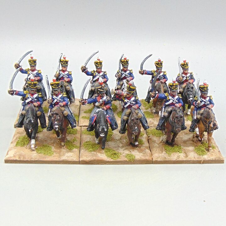 Grade D - Front Rank Miniatures - Napoleonic - British Light Dragoon Unit