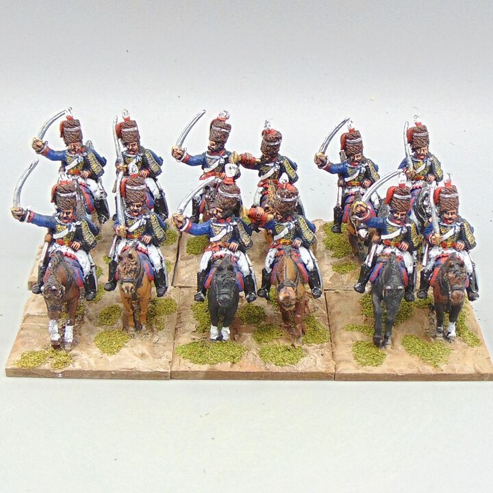 Grade D - Front Rank Miniatures - Napoleonic - KGL Hussar Dragoon Unit