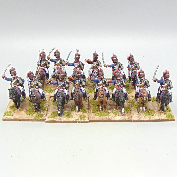 Grade D - Front Rank Miniatures - Napoleonic - KGL Hussar Dragoon Unit