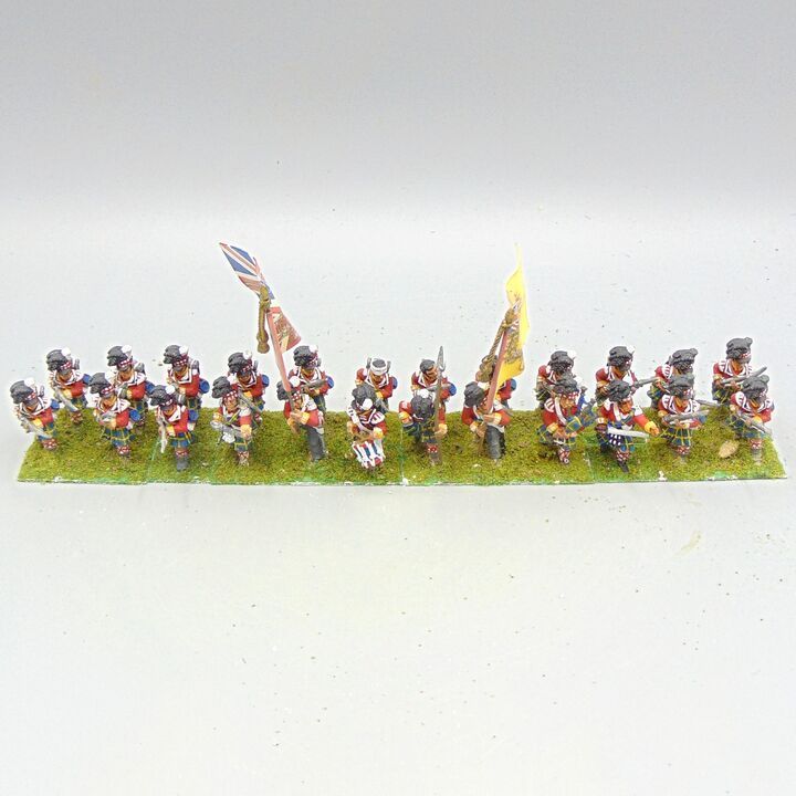 Grade D - Front Rank Miniatures - Napoleonic - British Highland Infantry Unit