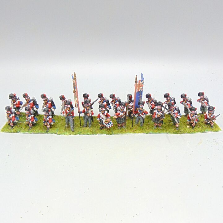 Grade D - Wargames Foundry - Napoleonic - British Highland Infantry Unit