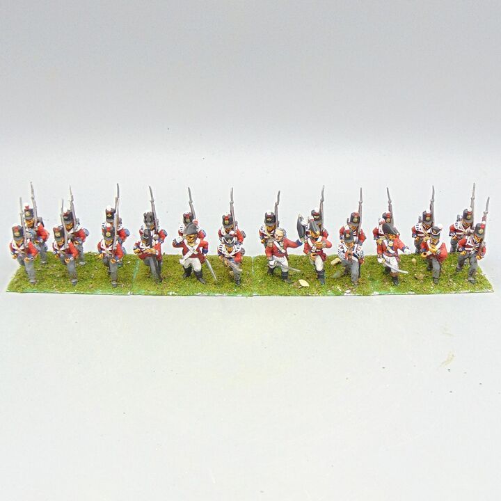 Grade C - Front Rank Miniatures - Napoleonic - British KGL Infantry Unit