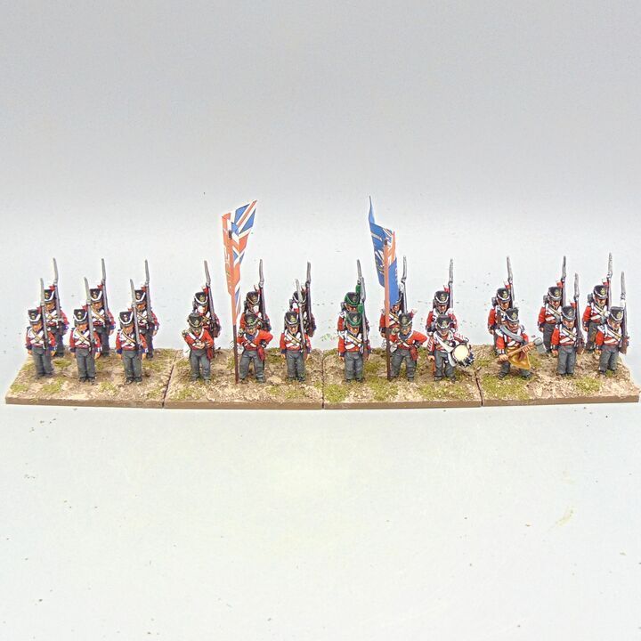 Grade C - Wargames Foundry - Napoleonic - British Line Infantry Unit