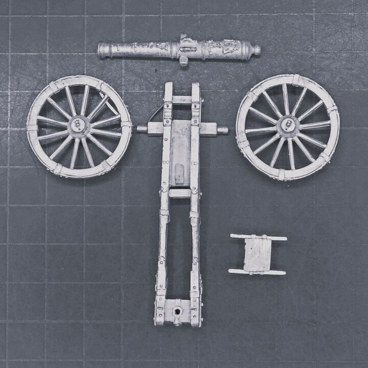Fife & Drum Miniatures, C18th - French 4lb Valliere System Field Gun