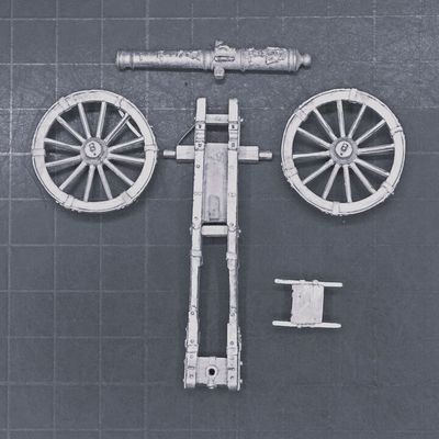 Fife & Drum Miniatures, C18th - French 4lb Valliere System Field Gun