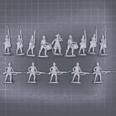 Crann Tara Miniatures, C18th Colonial Sugar Island Campaign - Havanna Militia