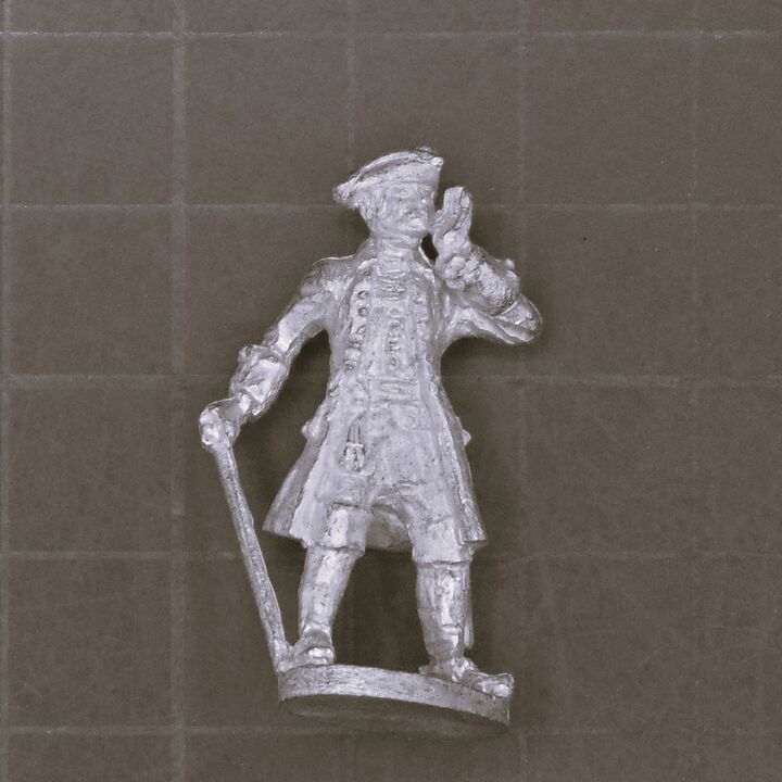 Crann Tara Miniatures, C18th Colonial Sugar Island Campaign - Havanna Militia Officer