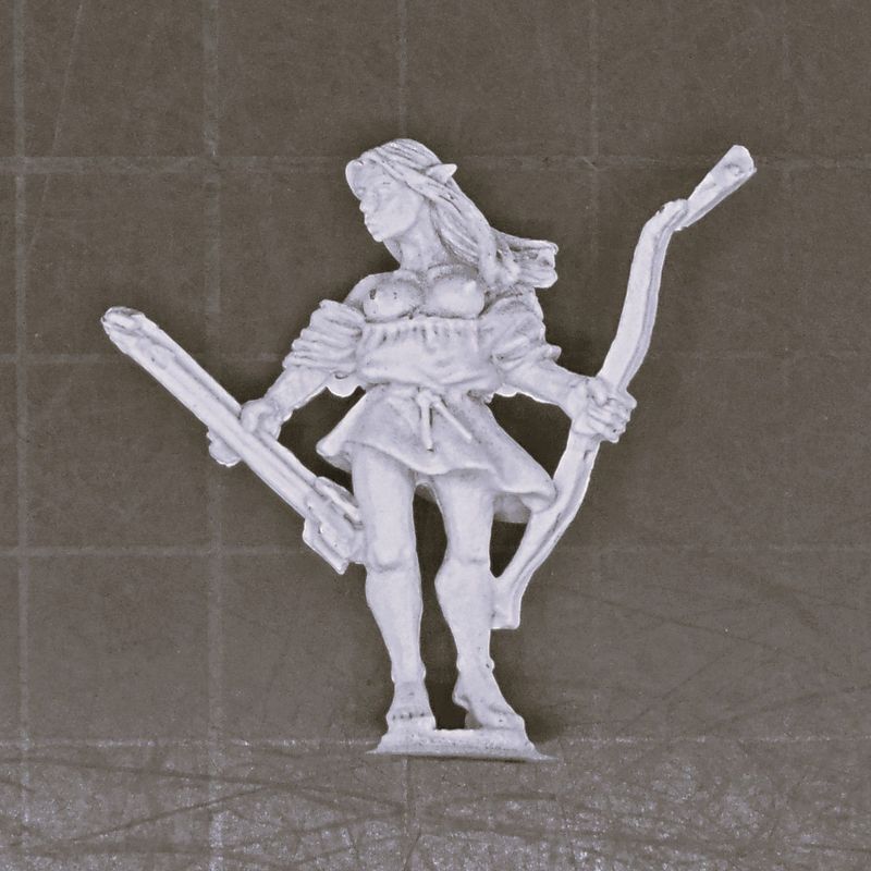 Warmonger Miniatures, Fantasy Elves: Nymph Warrior - Fairyflax