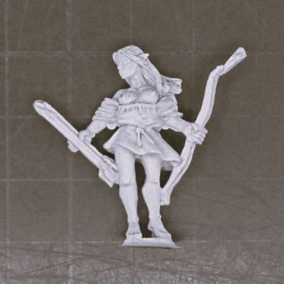 Warmonger Miniatures, Fantasy Elves: Nymph Warrior - Fairyflax