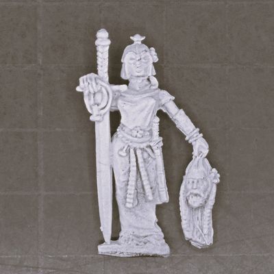 Warmonger Miniatures, Fantasy Elves: Nymph Warrior - Anthemis Pale Orchid
