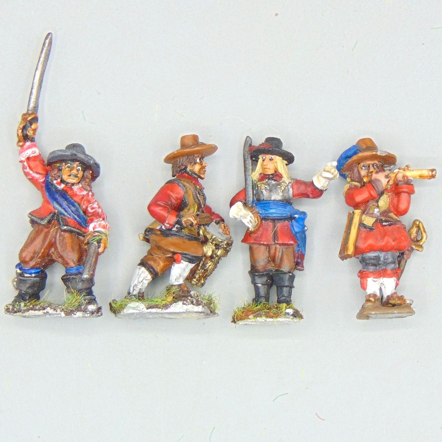 Grade D - Various Manufacturers - ECW - Infantry Officers & Musicians