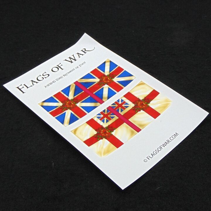 28mm, Flags of War, AWI: British 53rd Regiment of Foot