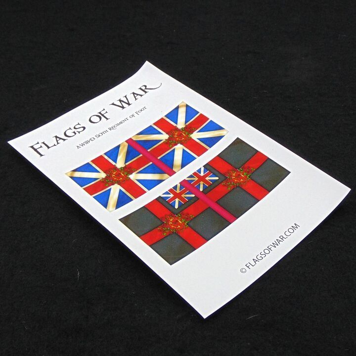 28mm, Flags of War, AWI: British 50th Regiment of Foot