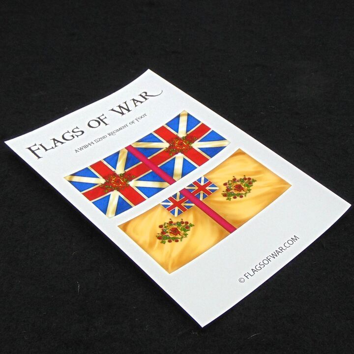 28mm, Flags of War, AWI: British 52nd Regiment of Foot