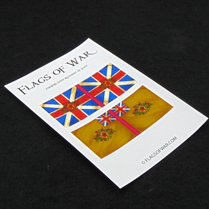 28mm, Flags of War, AWI: British 54th Regiment of Foot