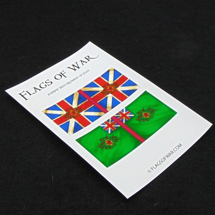 28mm, Flags of War, AWI: British 55th Regiment of Foot