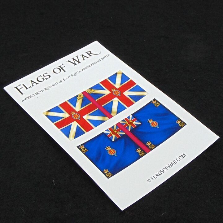 28mm, Flags of War, AWI: British 60th Regiment of Foot (Royal Americans) 1st Battalion