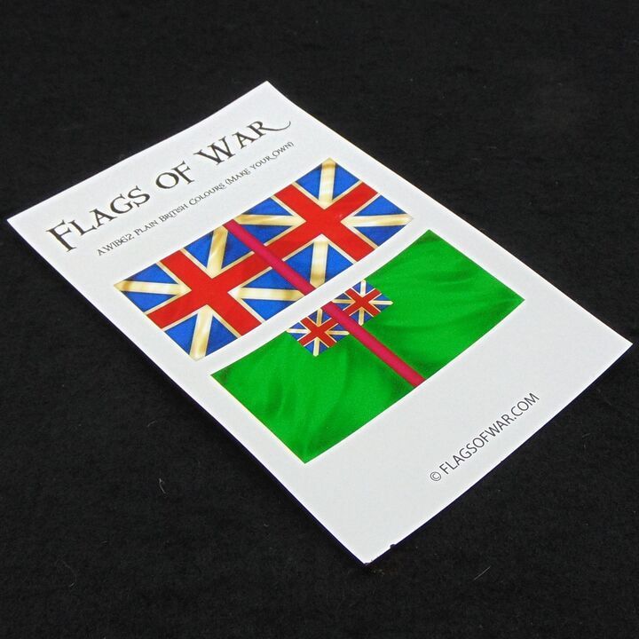 28mm, Flags of War, AWI: Plain British Colours (Make Your Own)