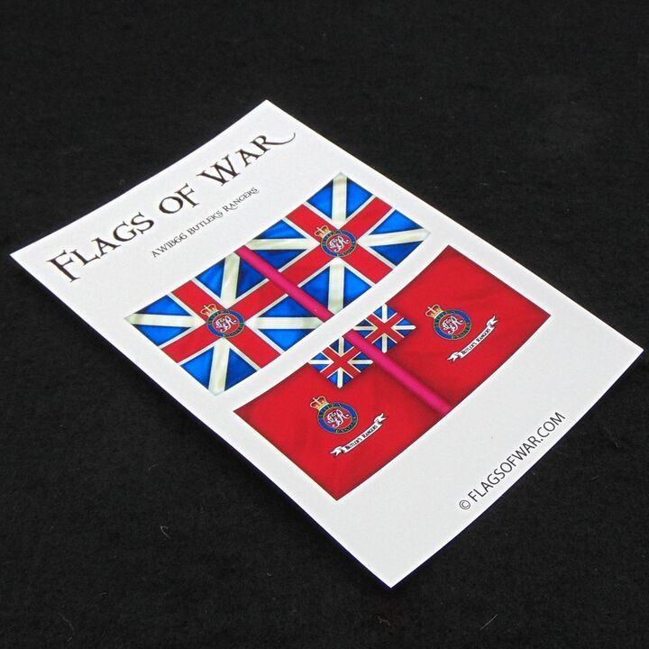 28mm, Flags of War, AWI: British Loyalist Colours of Butlers Rangers