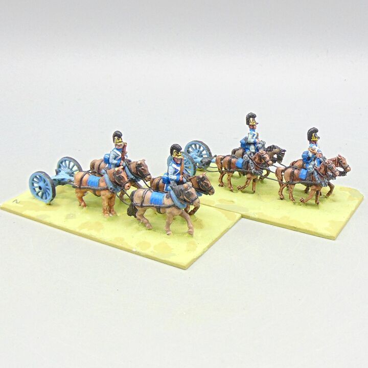 Grade D - Essex Miniatures - Napoleonic - Bavarian Artillery Limbers