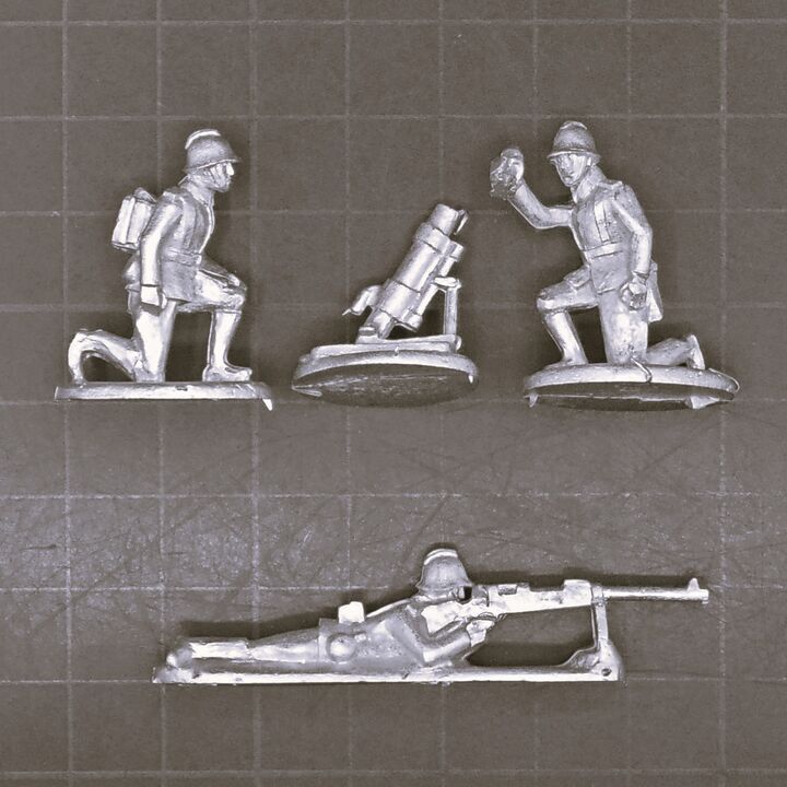 Copplestone Castings, Fictitious 'Little Wars': Panovian Infantry ATR & Mortar