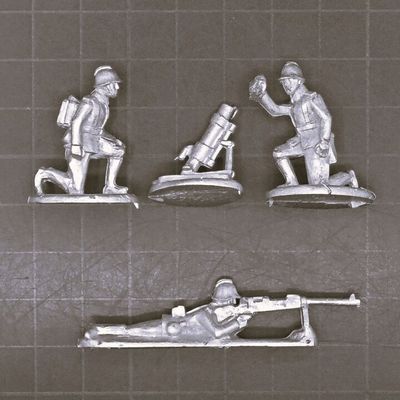 Copplestone Castings, Fictitious 'Little Wars': Panovian Infantry ATR & Mortar