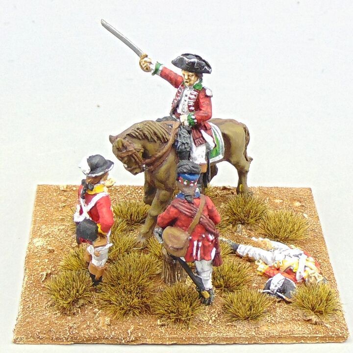 Grade D - Perry Miniatures - AWI - British Command Group