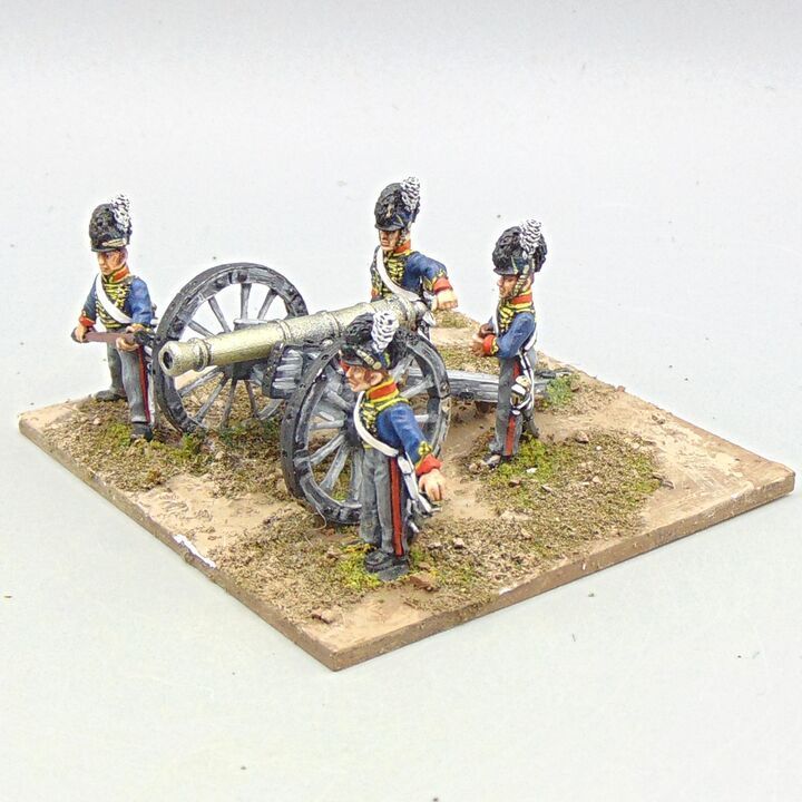 Grade C - Wargames Foundry - Napoleonic - British Royal Horse Artillery Field Gun  & Crew