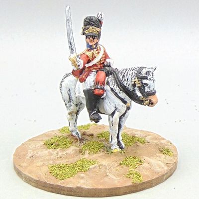 Grade D - Front Rank Miniatures - Napoleonic - British 2nd Dragoon (Scots Greys) Officer