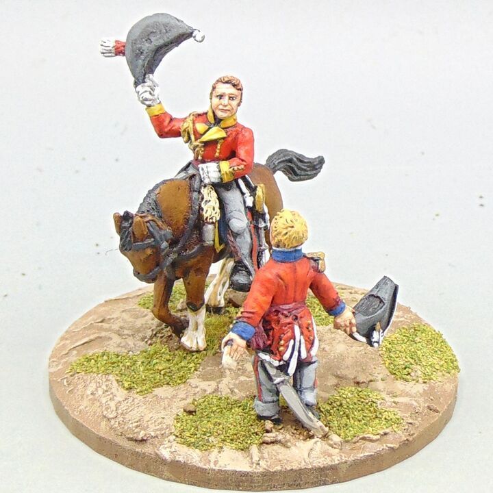 Grade B - Wargames Foundry - Napoleonic - British Staff Officers