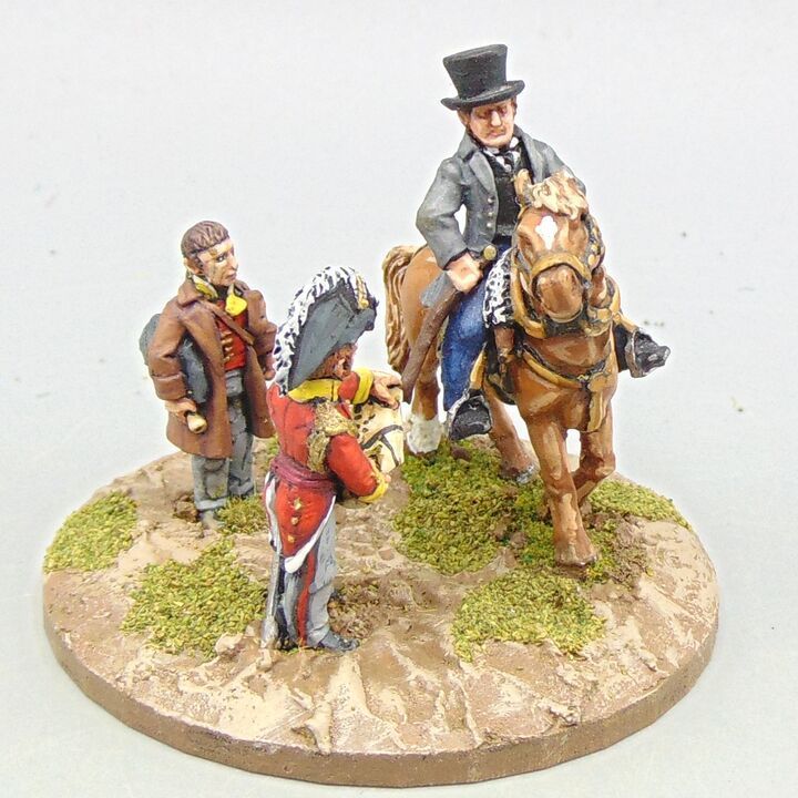 Grade B - Wargames Foundry - Napoleonic - British General Picton Command Group