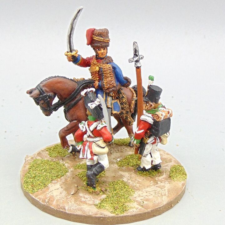 Grade C - Front Rank Miniatures - Napoleonic - British General Stapleton-Cotton Command Group