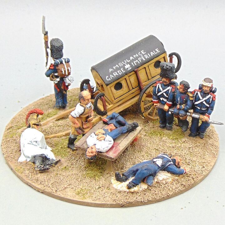 Grade D - Various Manufacturers - Napoleonic - French Imperial Guard Surgeon, Ambulance, Casualties Etc.