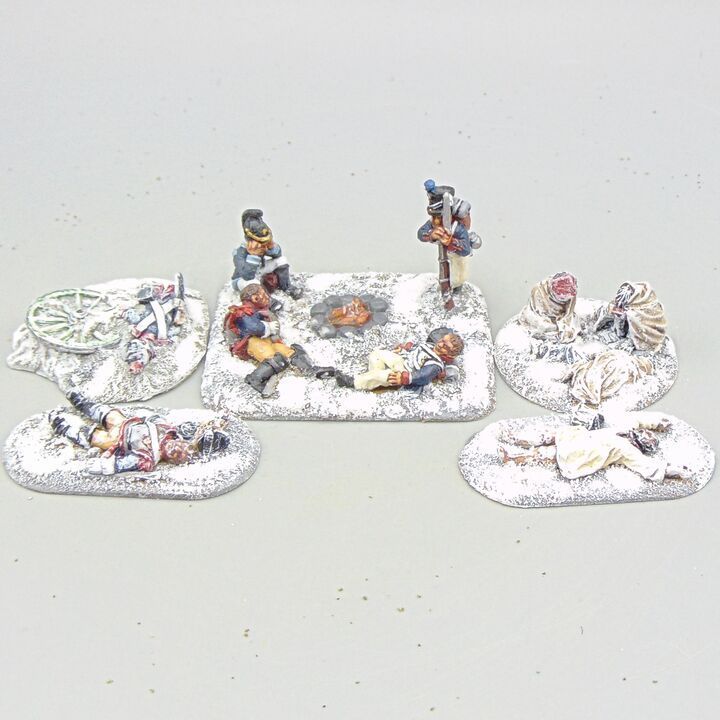 Grade C - Perry Miniatures - Napoleonic - French Stragglers & Casualties on the Retreat from Moscow