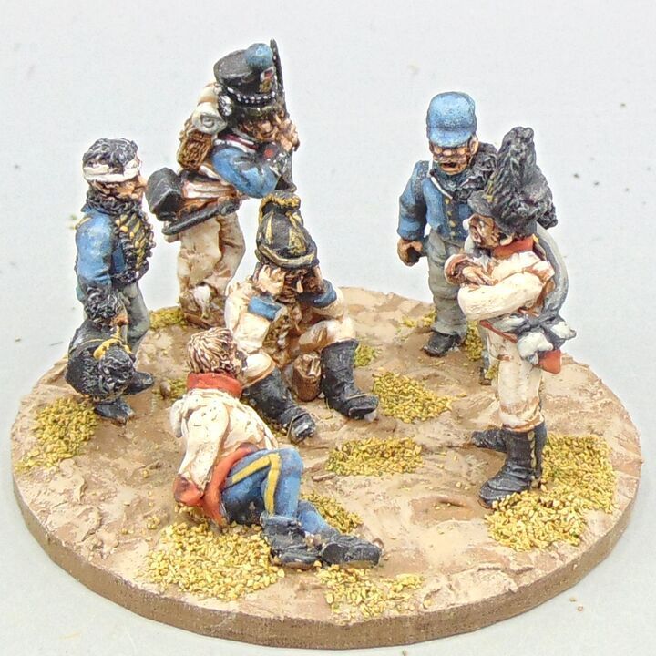 Grade C - Wargames Foundry - Napoleonic - Austrian Prisoners & Guard