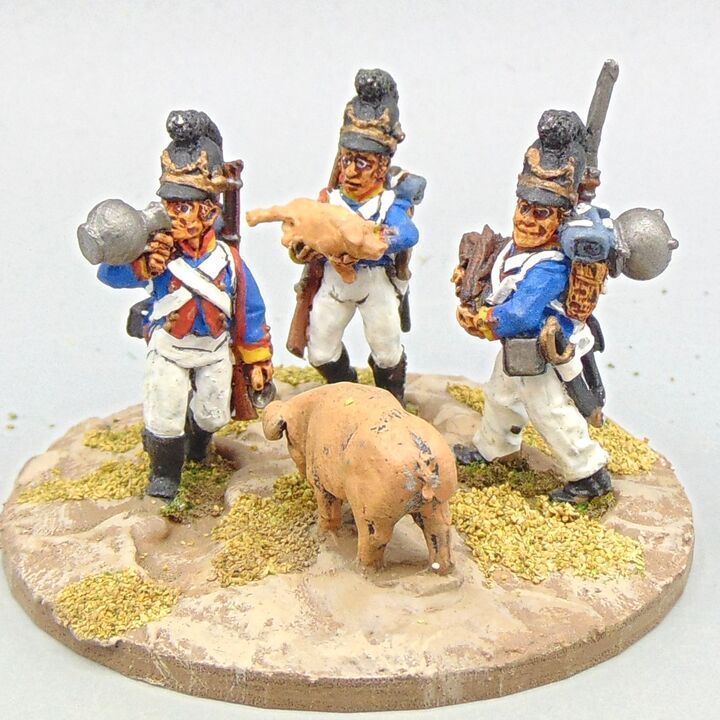 Grade D - Wargames Foundry - Napoleonic - Bavarian Infantry Foraging