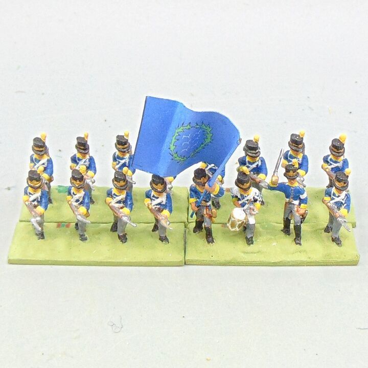 Grade D - Minifigs - Napoleonic - Swedish Line Infantry Unit