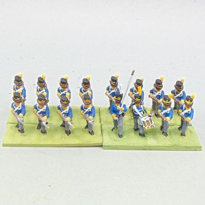 Grade D - Minifigs - Napoleonic - Swedish Line Infantry Unit