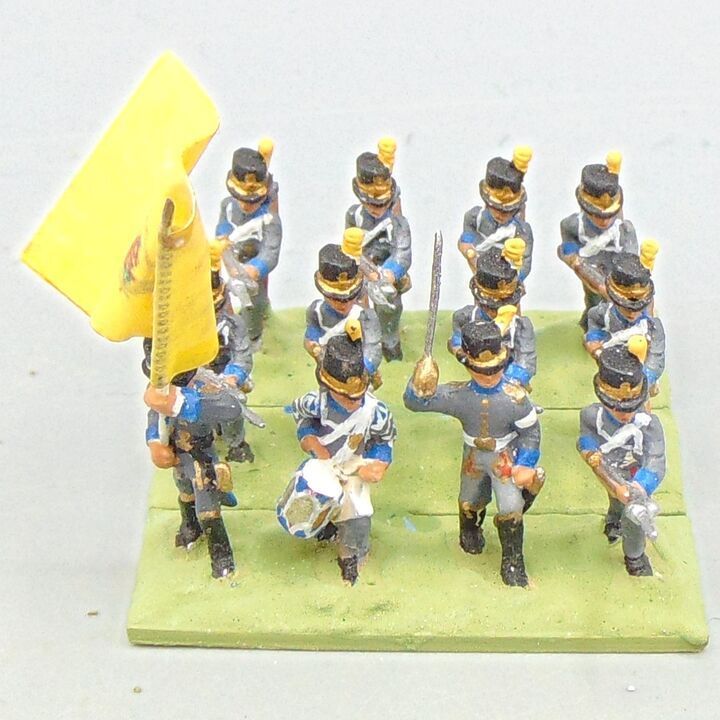 Grade D - Minifigs - Napoleonic - Swedish Line Infantry Unit