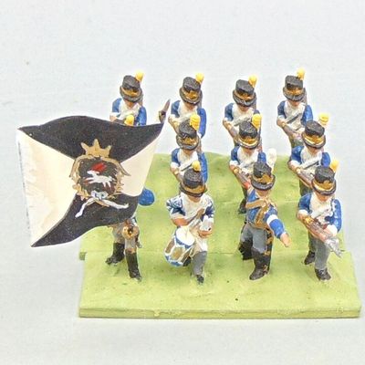 Grade D - Minifigs - Napoleonic - Swedish Line Infantry Unit