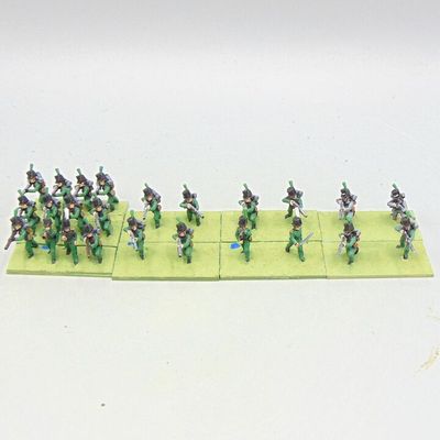 Grade D - Minifigs - Napoleonic - Swedish Jager Unit in Close Order & Open Order Grade D - Minifigs - Napoleonic - Swedish Jager Unit in Close Order & Open Order