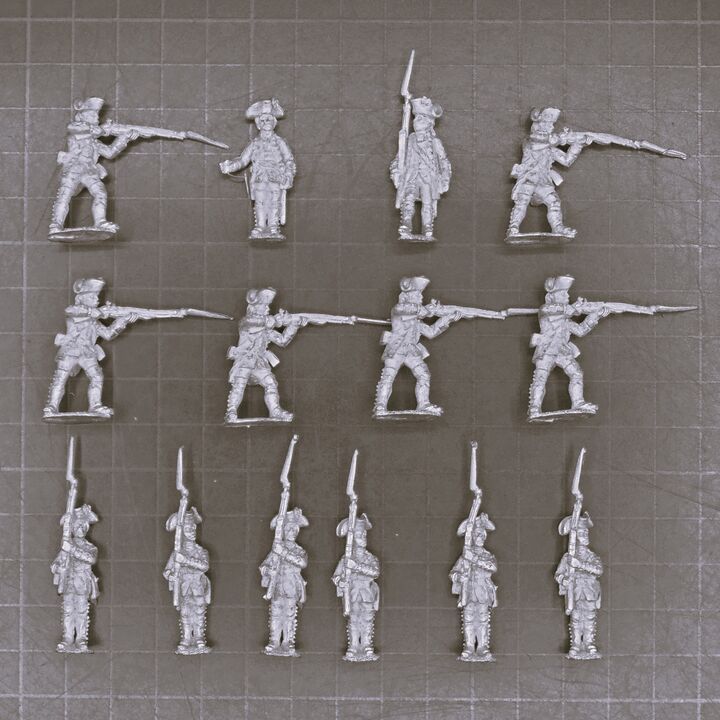 Kings Mountain Miniatures, AWI: British Line Infantry, Firing Line