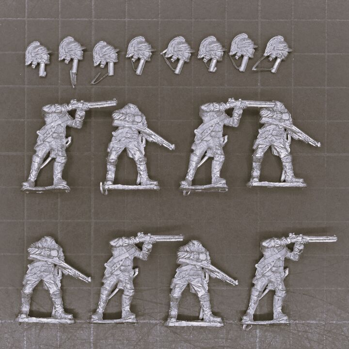 Kings Mountain Miniatures, AWI: Dismounted US Dragoons