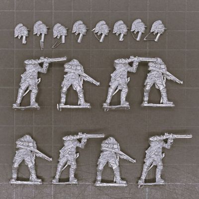 Kings Mountain Miniatures, AWI: Dismounted US Dragoons