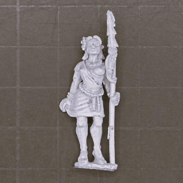 Warmonger Miniatures, Fantasy Elves: Nymph Warrior - Mare's Tail