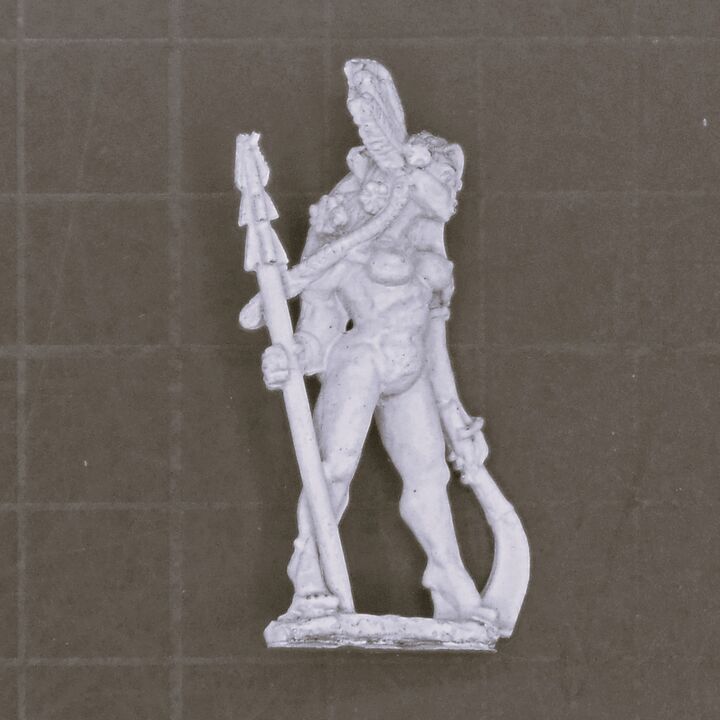 Warmonger Miniatures, Fantasy Elves: Nymph Warrior - Night Moss