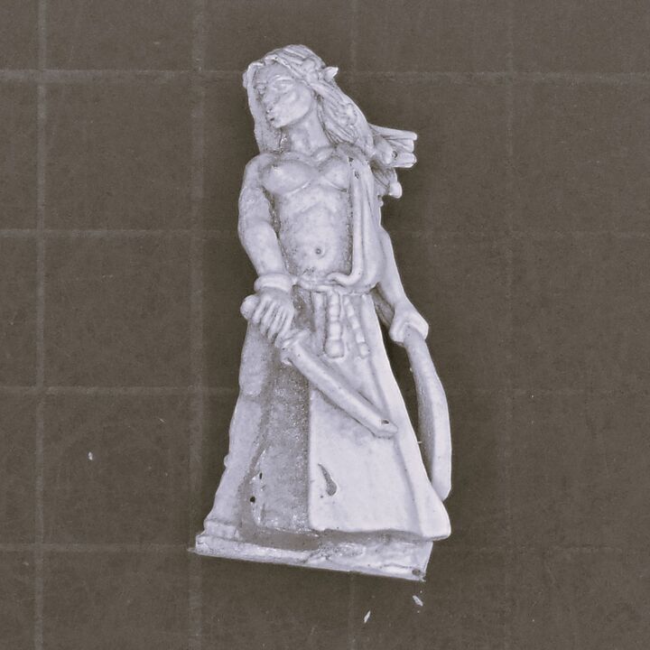 Warmonger Miniatures, Fantasy Elves: Nymph Warrior - Bloodleaf