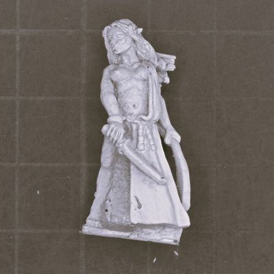 Warmonger Miniatures, Fantasy Elves: Nymph Warrior - Bloodleaf