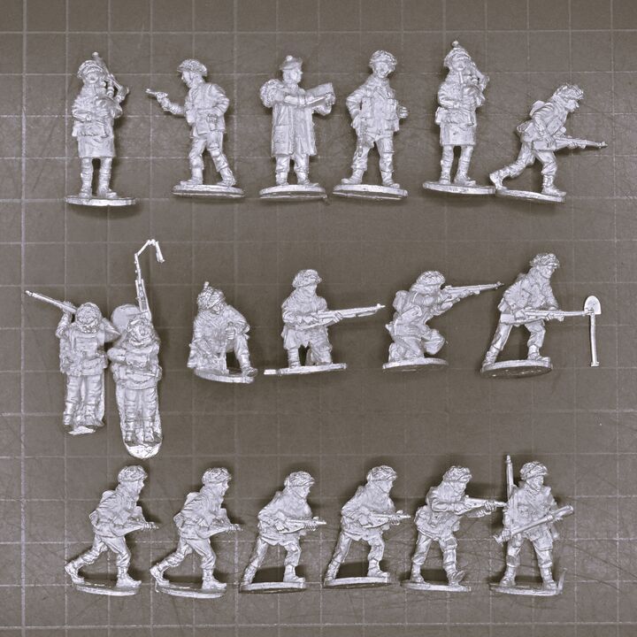 Empress Miniatures, WW2: Late War British Highland Infantry